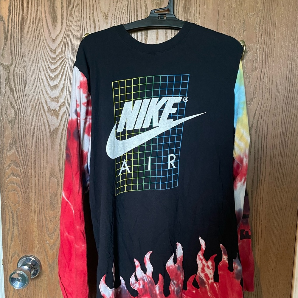 Saint Yams Custom Flame Nike Long Sleeve